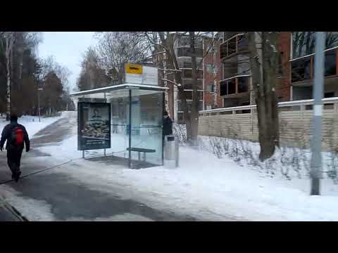 Bussi pysäkin pesijä
