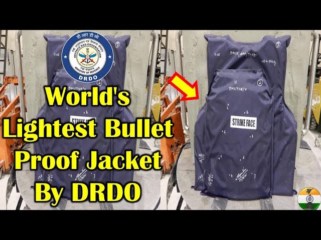 World's lightest Bullet Proof Jacket by DRDO 