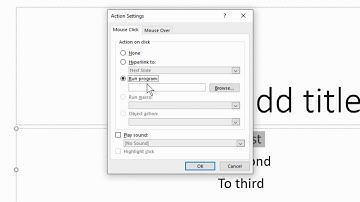 PowerPoint - action buttons