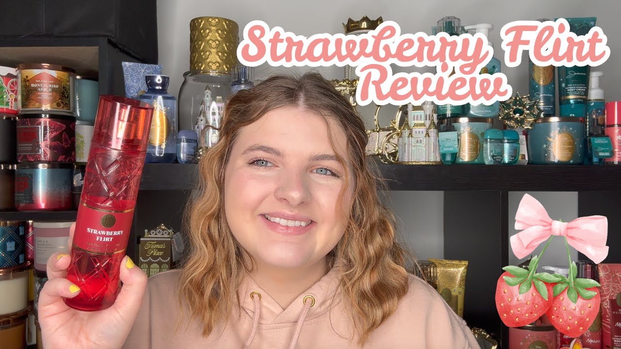 Strawberry Flirt Bath and Body Works Fragrance Review!