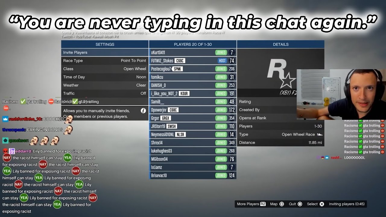 Fuzzy Makes Kurt LOSE IT During GTA Races