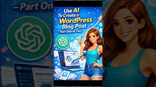 Use AI To Create a WordPress Blog Post To Enhance Site SEO - Part One of Two - #shorts
