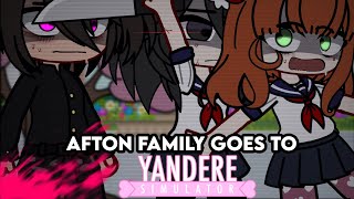 Afton Family Goes To YANDERE SIMULATOR | Gacha Afton Family | Gacha FNaF | Gacha Club | Cringe :’D | screenshot 2