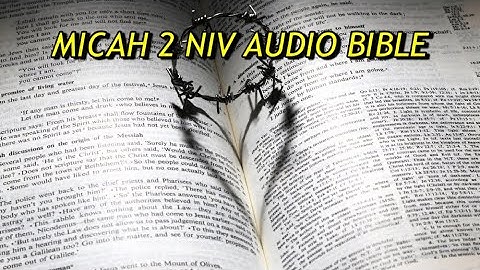 MICAH 2 NIV AUDIO BIBLE(with text)