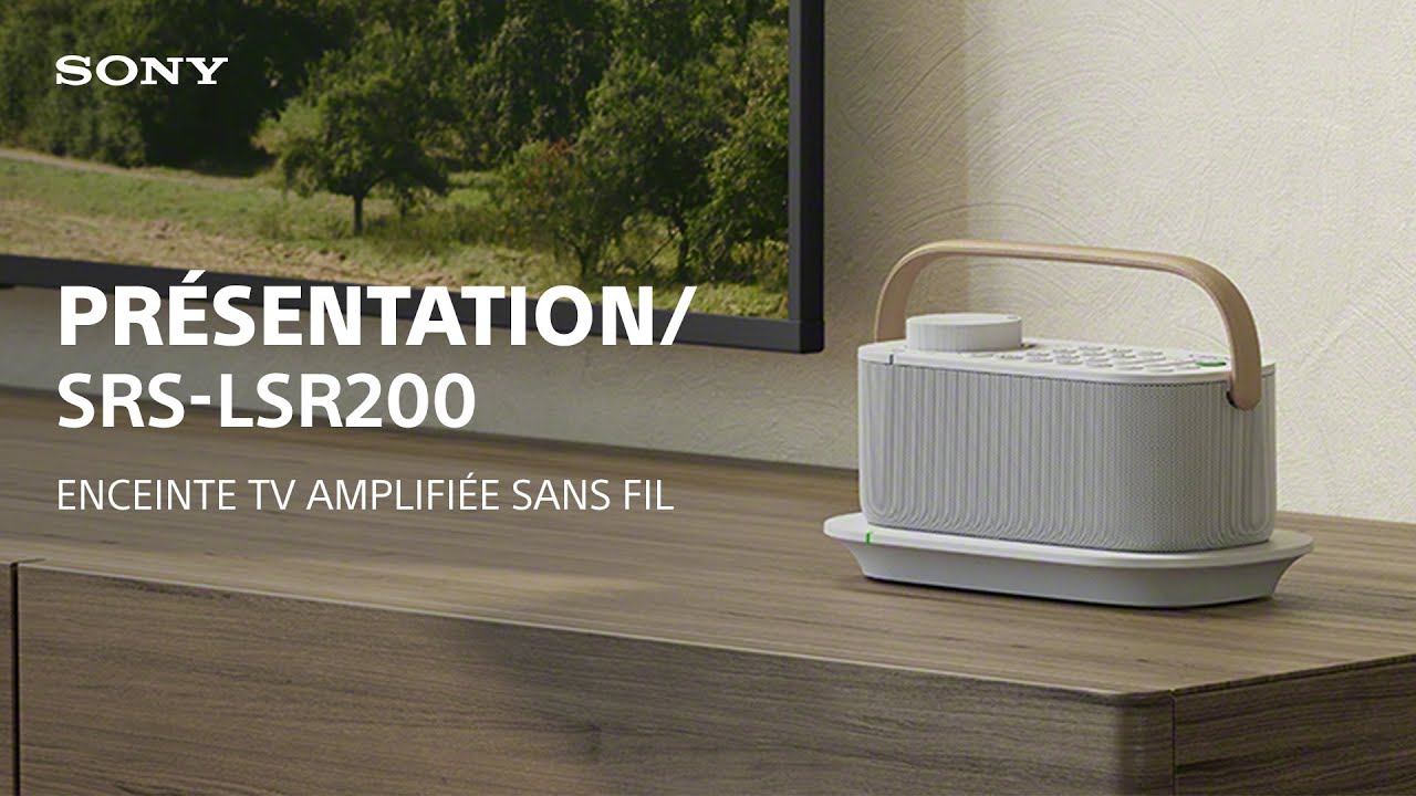 SRS-LSR200, Enceinte sans fil pour téléviseur