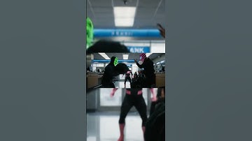 Robbers Meet the Wall-Crawler (Fan-made) #spiderman #robbery #scene #aishorts #aivideo