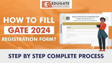 GATE 2024 Registration | Complete Step by Step Form Filling Process | IISc Bangalore