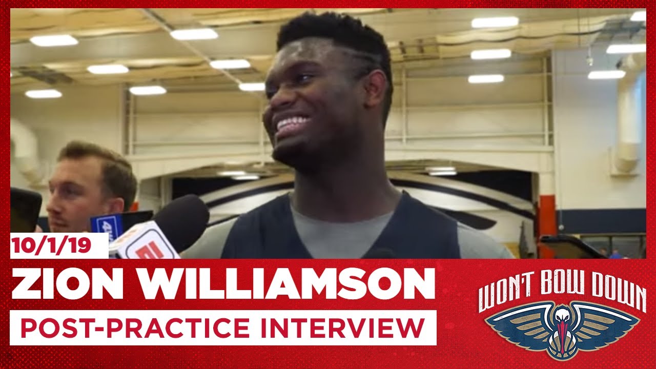 lonzo ball injury Zion Williamson After 1st Pelicans Practice | New Orleans Pelicans