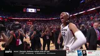 Mic'd Up A'ja Wilson & Becky Hammon After Winning Las Vegas Aces' First Championship | WNBA Finals