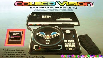 ColecoVision Driving Expansion Module 2 Sega Turbo Commercial Retro Toys and Cartoons