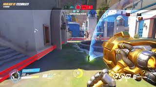 1v1 GOD PLAY! Fucking on Pharah!!! INSANE!!! EYE POPPING MECHANICS!