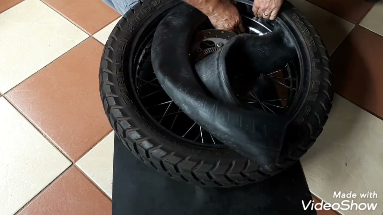 Rodas e pneus da Classic 500