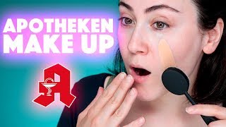 HEFTIGSTE FOUNDATION aus der Apotheke 🤯 | Full Face Using Only Apotheken Makeup | Hatice Schmidt