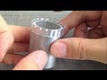How to make an alcohol stove - Sake-Cup Stove -
