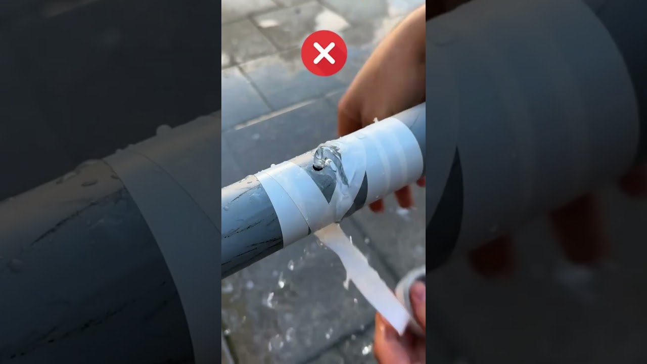 Crazy Pipe Repair Trick! #shorts