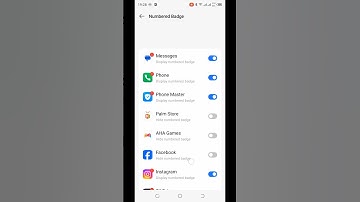 Notification counter on the application icon in a Tecno smartphone #smartphone #tecno #notification