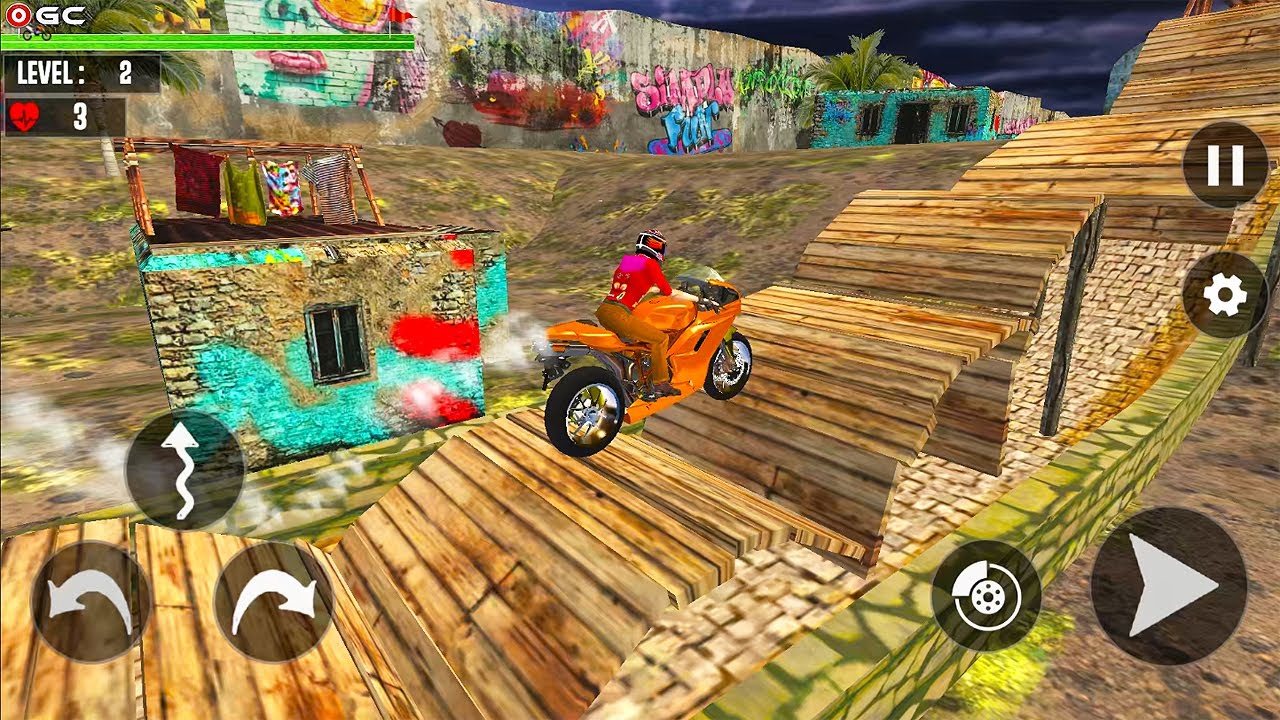Stunt Bike 3D Race  - Tricky Bike Master FAVELA MODE - Motorcycle Racing - Android GamePlay #3