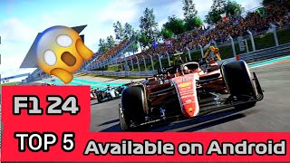 🔴 5 GAMES LIKE F1 24 ON MOBILE ANDROID AND IOS #f124 #formula1
