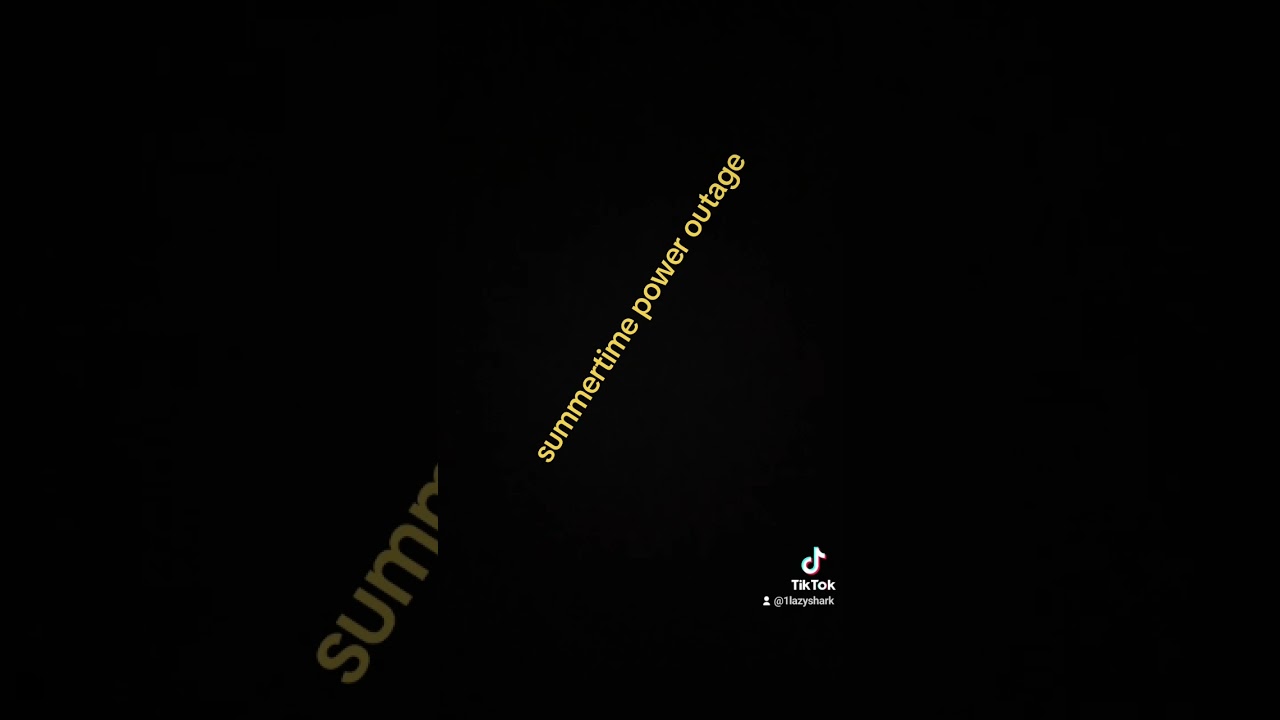 another summertime power outage