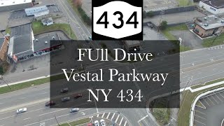 2021 Full Drive East on the Vestal Parkway - NY 434