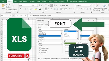 Excel for Beginners: Mastering Font in Microsoft Excel - Episode 1