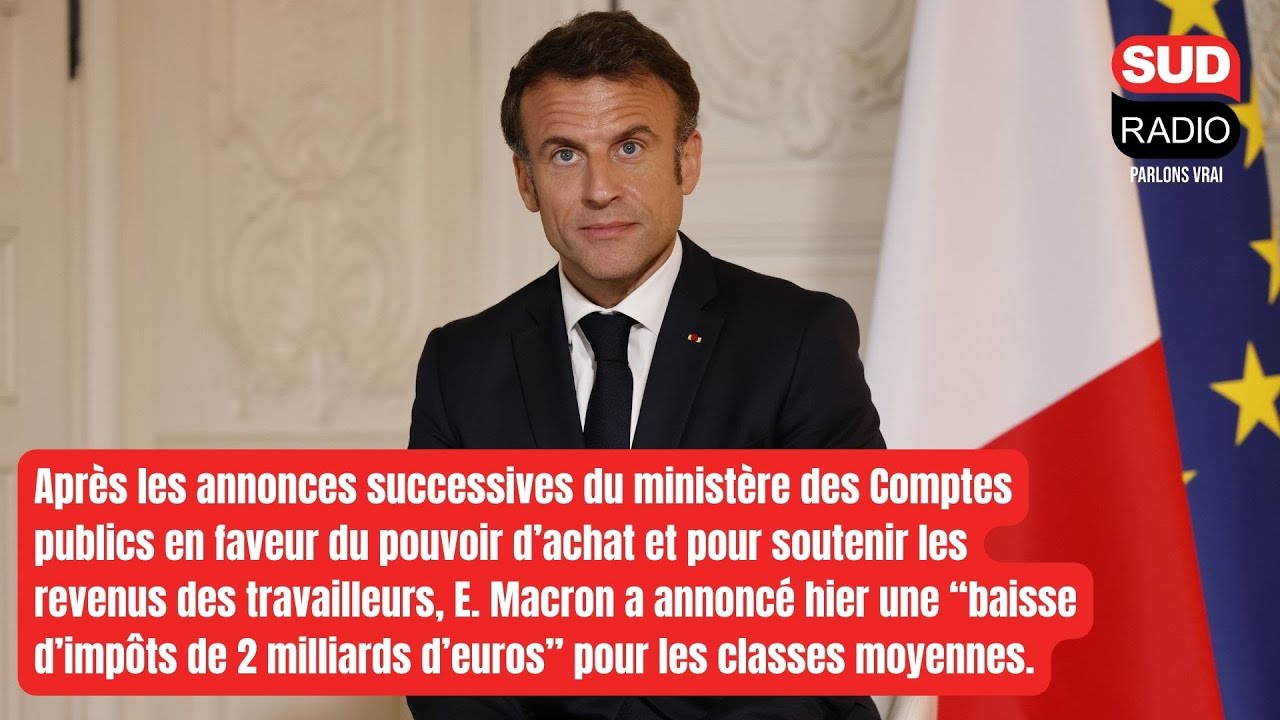 Avec les baisses d’impôts annoncées, Macron peut-il reconquérir les classes moyennes ?