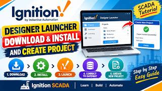 Ignition SCADA 2# Designer Launcher Download & Install + Create New Project | Ignition Tutorial
