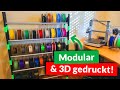 Das ULTIMATIVE Filament Lager (+PLA vs. PLA+ Vergleich) | Filament Regal selbst 3D drucken