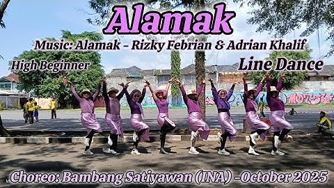 ALAMAK Linedance//High Beginner//Choreo:Bambang Satiyawan (INA)//Demo by MGL49 Magelang INA 
