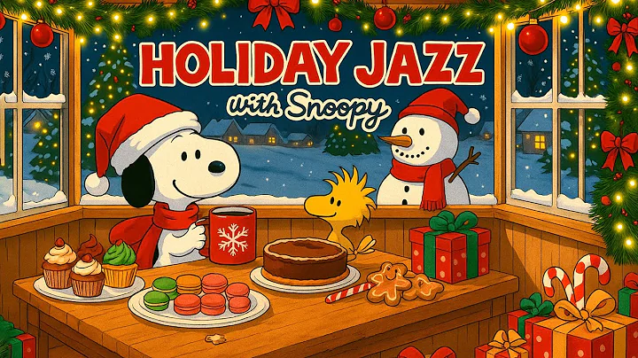 Holiday Jazz with Snoopy 🎅 Christmas Jazz Vibe to Lift Your Spirits