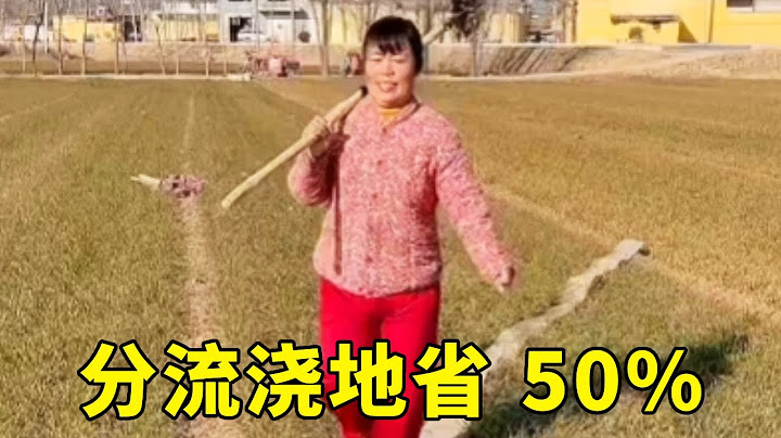 一根水管玩出「流体力学」！这样分流浇地省 50% 时间，农民大叔看了直呼「早该这么干」