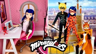 NEW Miraculous Ladybug Dolls & Marinette’s Bedroom & Balcony Playset - Cat Noir| Rena Rouge| Ladybug