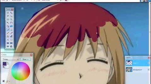 How To Change Hair Color in Paint.net Version 3.36