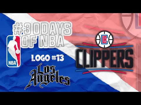 30DAYSOFNBA NBA Logo Animation DAY 13 Los Angeles Clippers