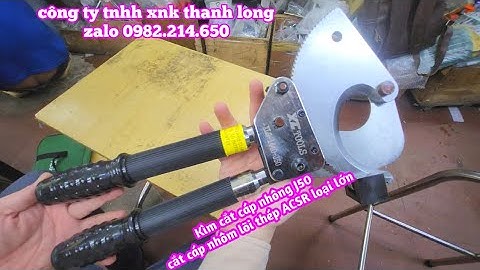 Gửi hàng kìm cắt cáp nhông J50 cắt cáp nhôm lõi thép ACSR loại lớn cho khách ở An Giang