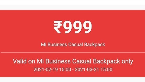 Without captcha Redeem  Mi business causal backpack