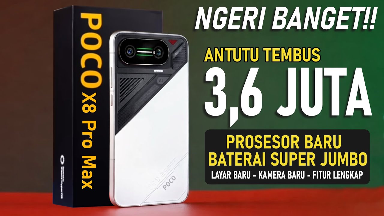 POCO X8 PRO MAX Benar-benar jadi MONSTER Baru!!