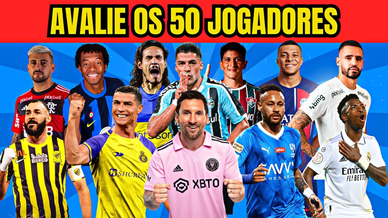 Quem são esses Famosos Jogadores? em 2023  Quiz de futebol, Jogadores de  futebol, Futebol