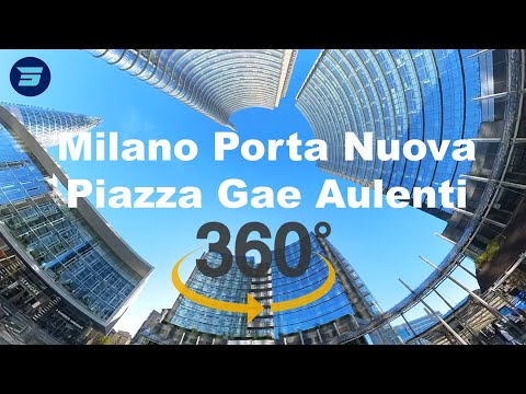 Gae Aulenti a Milano, la piazza più moderna d'Italia - YouTube