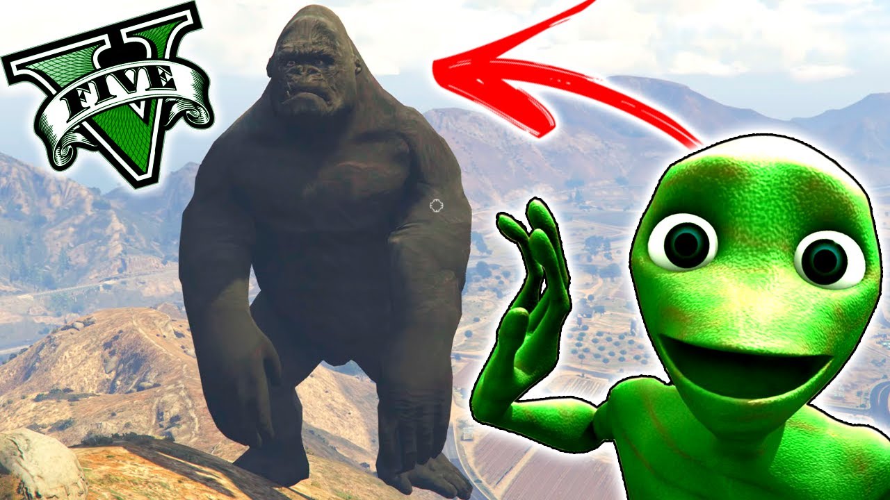 VIREI O KING KONG No GTA 5 Dame Tu Cosita YouTube 