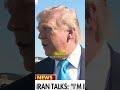 Trump Prepared If Peace With Iran Fails