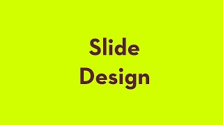 3MT  Slide Design  Part 3/5