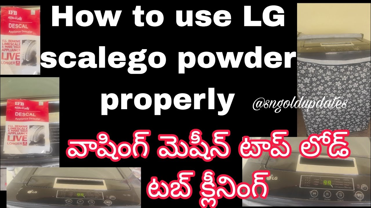 How To Clean Top load Washing MachineTelugu | Lg Top load Washing Machine drum cleaning