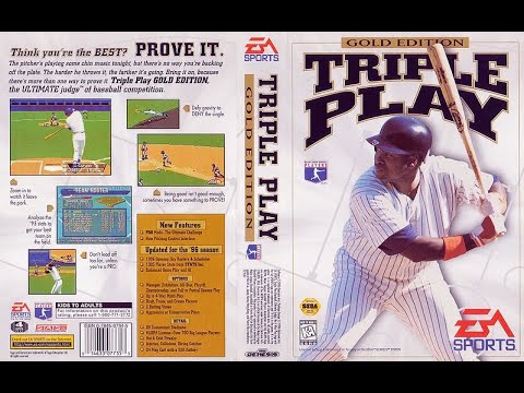 Triple Play Gold Edition (Sega Genesis) - Cleveland Indians vs. Atlanta Braves