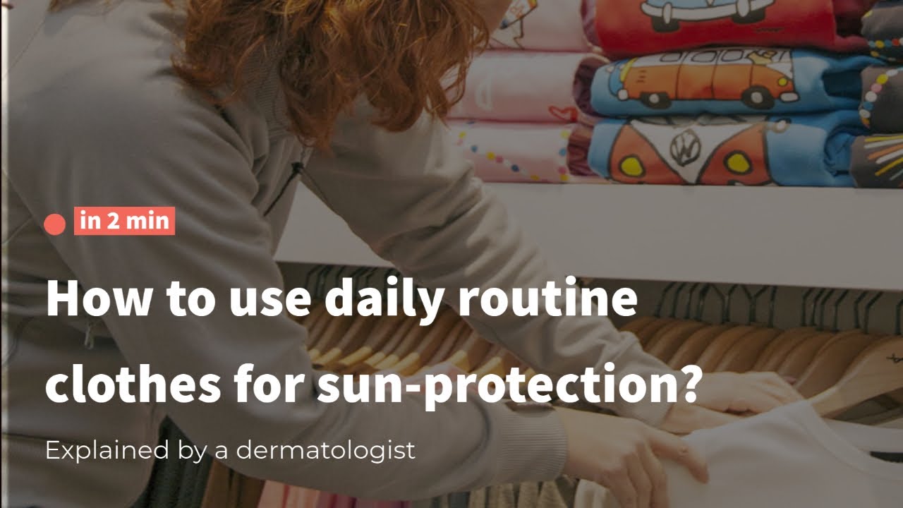 How to use daily routine clothes for UV protection like sunprotective