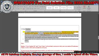 CS201P Assignment 2 Solution Spring 2026 , CS201P Assignment 2 Solution 2026 #CS201 #vuassignments