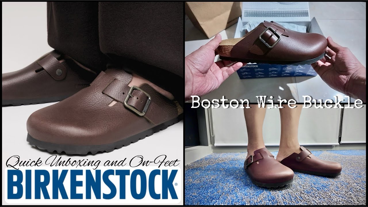 Quick Unboxing and On-Feet: Boston Wire Buckle - Natural Leather - Vintage Wood Roast