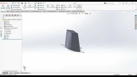 Bài 4:Vẽ với lệnh Lofted trong Solidworks