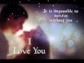 You made me complete : LOVE ROMANTIC GREETINGS