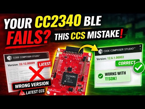 CC2340R5 Code Composer Studio Installation guide (CCS IDE)